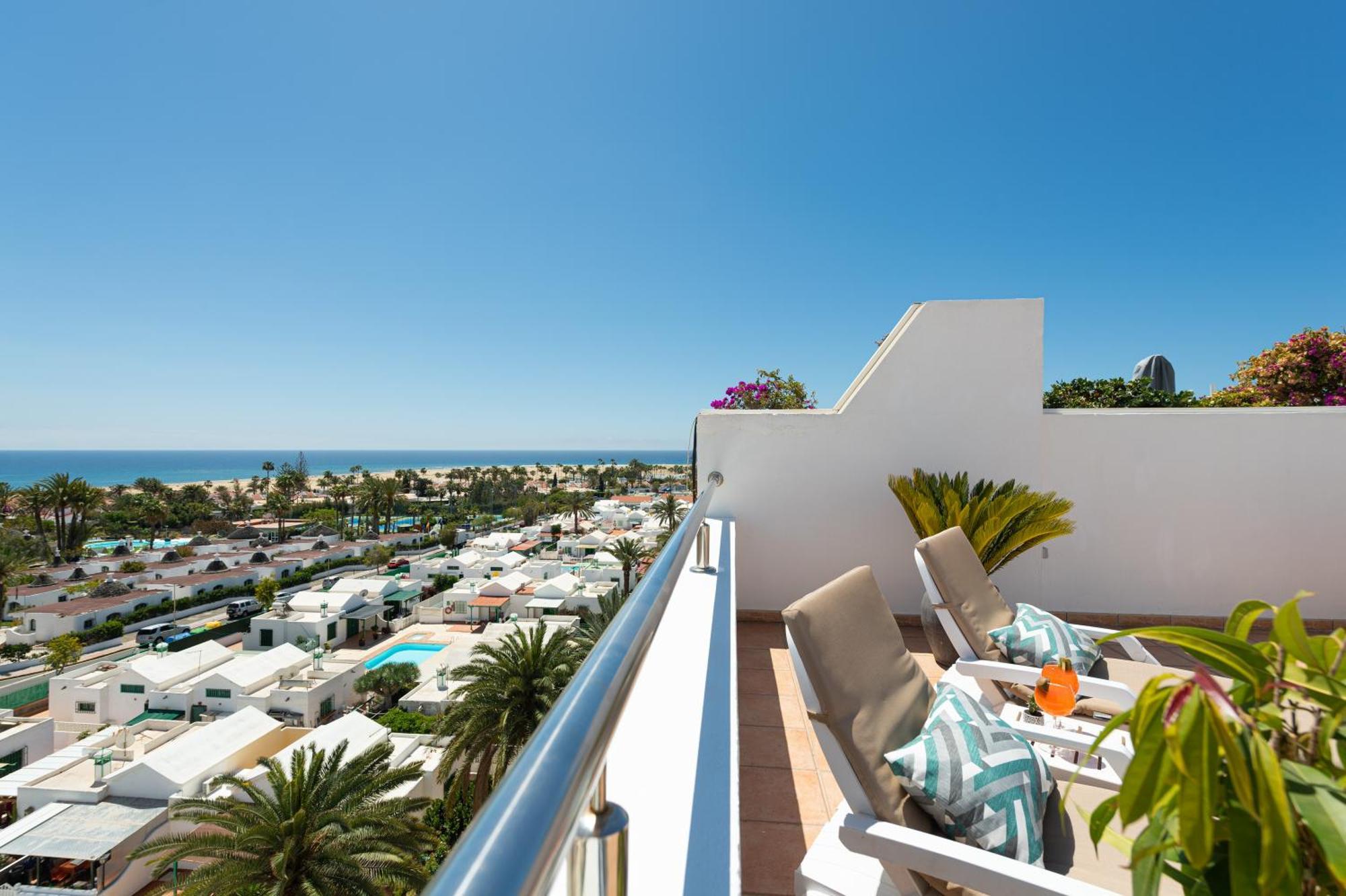 Casa Lex I Ocean & Sunrise Panorama I Steps From Dunes And Beach I Private 50 Sqm Terrace I Pool มาสปาโลมาส ภายนอก รูปภาพ