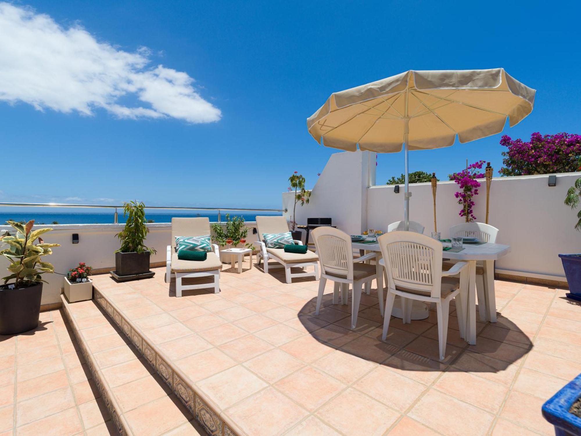 Casa Lex I Ocean & Sunrise Panorama I Steps From Dunes And Beach I Private 50 Sqm Terrace I Pool มาสปาโลมาส ภายนอก รูปภาพ